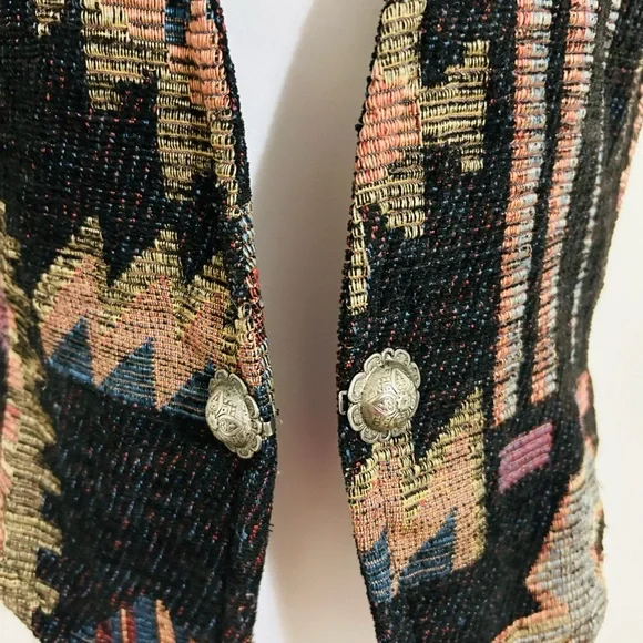 Vintage Rough Rider Circle T Western Vest Size Small - Picture 2 of 11